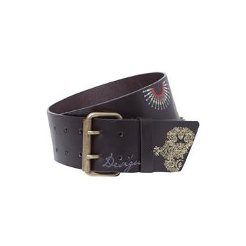 Desigual pásek WIDE belt EMBROIDERY