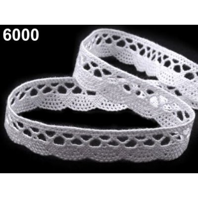 Bavlněná krajka šíře 18 mm Barvy: modrá 6344, množství: 30 – Sleviste.cz