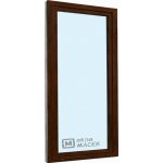 Kömmerling balkonové dveře 70 AD OS levé tmavý dub/tmavý dub 90 x 220 cm jednostranná klika + madýlko + PVC rám – Hledejceny.cz