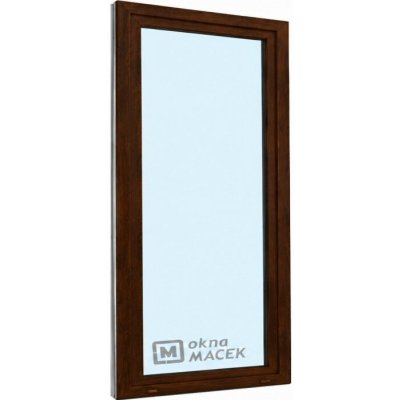 Kömmerling balkonové dveře 70 AD OS levé tmavý dub/tmavý dub 90 x 220 cm jednostranná klika + madýlko + PVC rám – Hledejceny.cz