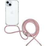 FIXED Pure Neck se šňůrkou na krk Apple iPhone 15 Plus růžové FIXPUN-1201-PI – Zbozi.Blesk.cz
