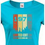 Bezvatriko.cz Canvas 1007 narozeninové triko Limited edition Modrá – Sleviste.cz