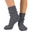 Ponožky s vlnou z alpaky SW007 šedá