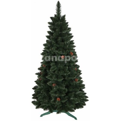 zanapo.cz Umělý vánoční stromeček Borovice de luxe classic se šiškami 150 cm – Hledejceny.cz