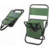 Rybářská sedačka a lehátko Verk Group Židle Rybářské křeslo taška zelené odstíny zelené