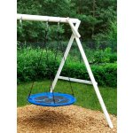 EcoToys zahradní houpačka Čapí hnízdo modrá 100 cm – Zboží Mobilmania