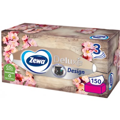 Zewa Deluxe Design papírové kapesníčky 3-vrstvé 150 ks – Zboží Mobilmania