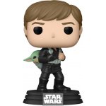 Funko Pop! Star Wars The Book of Boba Fett Luke Skywalker and Grogu Star Wars 583 – Zboží Dáma