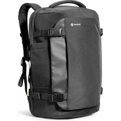 Tomtoc Travel Laptop Backpack (T66M1D1) - Durable Recycled Fabric, 17“, 40l - Black – Sleviste.cz