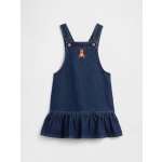 GAP Baby džínová sukně Brannan Bear s laclem Tmavě modrá – Sleviste.cz