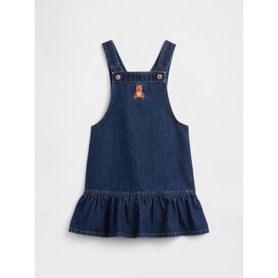 GAP Baby džínová sukně Brannan Bear s laclem Tmavě modrá – Sleviste.cz
