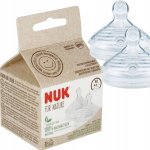 Nuk náhradní pítko k lahvičce for Nature 2 ks transparentní – Zboží Dáma