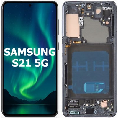 LCD Displej + Rám Samsung Galaxy S21 5G – Zboží Živě