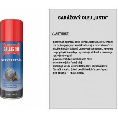 Ballistol Dílenský olej proti korozi 200 ml – Zbozi.Blesk.cz