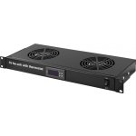 Ventilační jednotka XtendLan SFAN1U2T-B Ventilační jednotka, výška 1U, pro rozvaděče hloubky 200mm, 2x ventilátor s termostatem SFAN1U2T-B – Zboží Živě