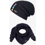 Doke Set Háčkovaná čepice a šál bc black – Hledejceny.cz