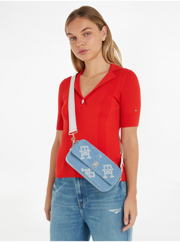 Tommy Hilfiger Světle modrá dámská crossbody kabelka