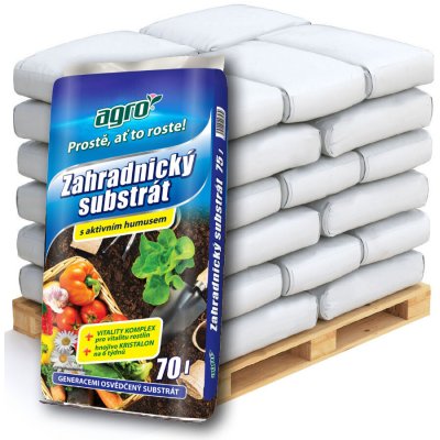 AGRO CS AGRO Zahradnický substrát Paleta 36 x 70 l – Hledejceny.cz