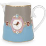 Pip Studio Love Birds Medallion mlékovka modrá khaki 270 ml – Sleviste.cz