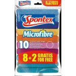 Spontex Microfibre utěrka 30 x 30 cm 8 + 2 ks – Zboží Dáma