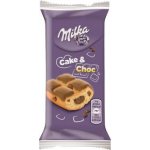 Milka Cake & choc jemné pečivo s kousky mléčné čokolády a čokoládovou náplní 35 g – Sleviste.cz