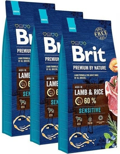 Brit Premium by Nature Sensitive Lamb 3 x 15 kg