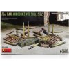 Sběratelský model Miniart Accessories Military 7.5cm Pak40 Ammo Boxes With Shells Set 2 1:35