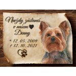 Cedulky sport hobby Cedulka psí hrob CP4994 15 x 11 – Zbozi.Blesk.cz