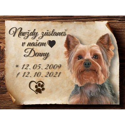 Cedulky sport hobby Cedulka psí hrob CP4994 15 x 11 – Zbozi.Blesk.cz