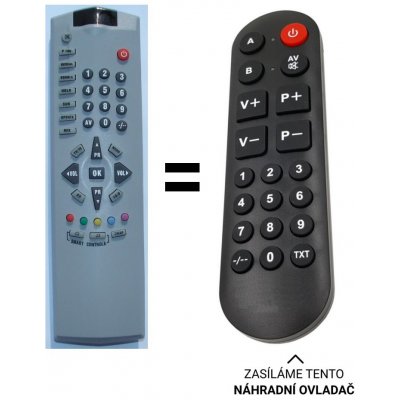 Dálkový ovladač Senior TESLA LCE TV S2940 TSP 2 S – Hledejceny.cz