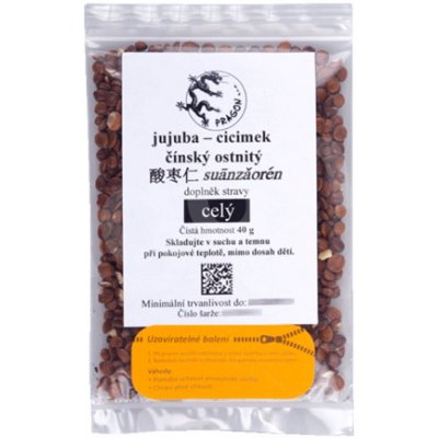 Pragon Jujuba cicimek čínský ostnitý celý suanzaoren 40 g – Sleviste.cz