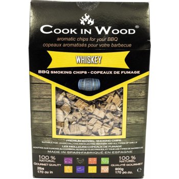 Cook in Wood Whiskey udící lupínky, 900 g