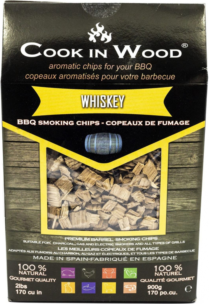 Cook in Wood Whiskey udící lupínky, 900 g