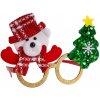 Karnevalový kostým Carnival Toys Vánoční brýle s madvídkem a stromečkem