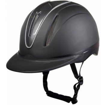 HKM Jezdecká helma Carbon Art černá