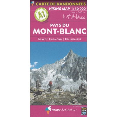 A1 Mont-Blanc 1:50t mapa