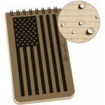 Rite in the Rain Blok voděodolný TOP-SPIRAL 127 x 76 mm vlajka USA TAN – Hledejceny.cz