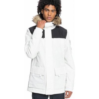 Quiksilver pánská zimní parka Ferris white – Zboží Mobilmania