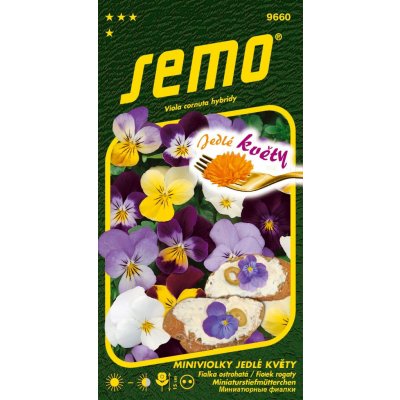 Miniviolka - Jedlé květy 0,3g - série JEDLÉ KVĚTY – Zboží Mobilmania