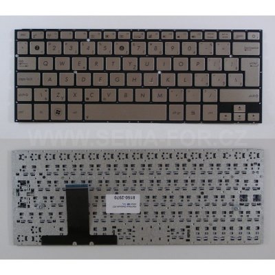 slovenská klávesnice Asus Zenbook UX31 silver SK - no frame – Zboží Mobilmania