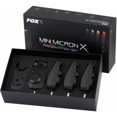 Fox Mini Micron X Sada hlásičů 3+1 Černá – Zboží Dáma