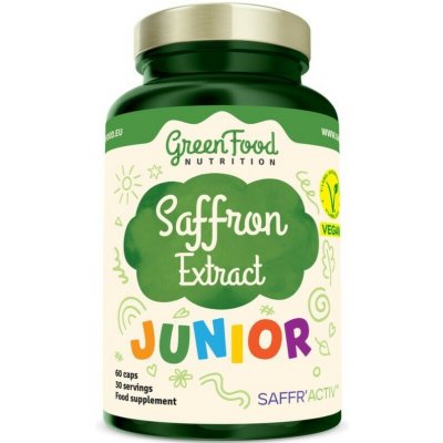 GreenFood Nutrition Junior Šafrán Extrakt 60 kapslí – Hledejceny.cz