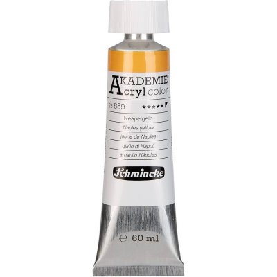 Schmincke Akademie akrylová barva 659 naples yellow 60 ml – Hledejceny.cz