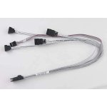 SUPERMICRO IPASS (SFF-8087) TO 4 SATA 43/43/33/33CM, W/ 43cm SB, right angle, pro SC113 – Sleviste.cz