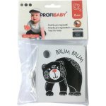 Profibaby kartičky kontrastní černobílé s barevným prvkem 9ks zvířátka pro miminko – Zboží Dáma