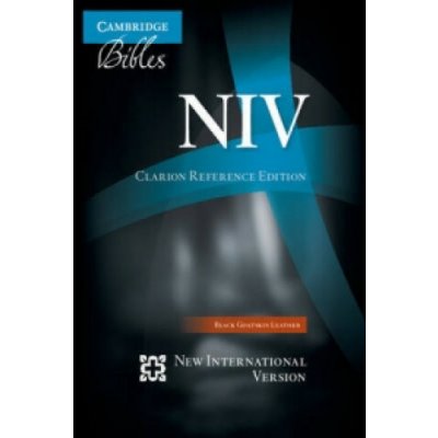 NIV Clarion Reference Bible, Black Edge-lined Goatskin Leather, NI486:XE Cambridge University Press – Hledejceny.cz