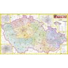 Nástěnné mapy Česká republika PSČ - nástěnná mapa 113 x 70 cm, lamino + 2 lišty