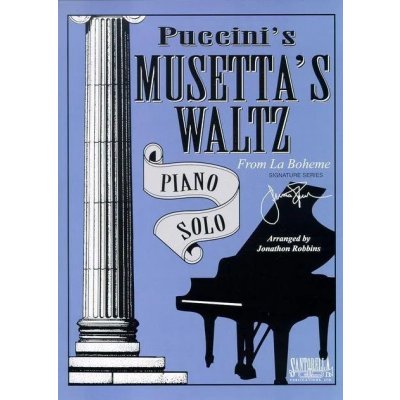 Puccini's: Musettas Waltz From La Boheme noty na klavír – Hledejceny.cz