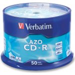 Verbatim CD-R 700MB 52x, Super AZO, spindle, 50ks (43343) – Zbozi.Blesk.cz