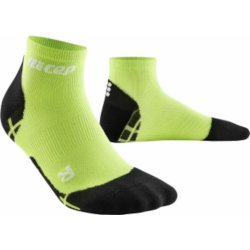 CEP Kotníkové ponožky ULTRALIGHT flash green/black